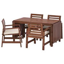 Nous proposons une large gamme de tables d'extérieur en tables de jardin. Applaro Table 4 Chaises Accoud Exterieur Teinte Brun Froson Duvholmen Beige Ikea En 2020 Plein Air Ikea Coussin Chaise Mobilier Jardin