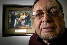 Riverview Community Bank Spiritual Advisor Larry Editorial Stock Photo