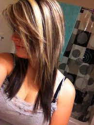 Blonde And Some Brown Highlights On Top With Dark Brown Underneath Dark Underneath Hair Hair Highlights Brown Hair With Blonde Highlights
