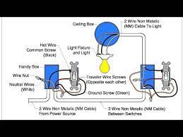 How To Wire A 3 Way Switch Youtube Three Way Switch Light Switch Wiring Basic Electrical Wiring