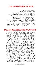 Check spelling or type a new query. Download Doa Setelah Sholat Tarawih Witir Dan Bacaan Bilal Lengkap