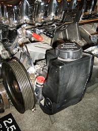 In essence, hydraulic power steering pressurizes hydraulic fluid to give us extra power that makes steering our car easier. Power Steering Wikipedia