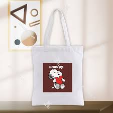 Túi vải bố canvas in hình cute