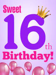 Milestone Happy Birthday Cards Birthday Greeting Cards By Davia Free Ecards Happy 16th Birthday 16th Birthday Card 16th Birthday Quotes