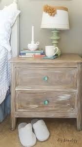 The night stands that i previously gave a makeover to. How To Add A Driftwood Finish To Furniture One Room Challenge Spring Week 4 Diy Beautify Creating Beauty At Home