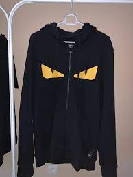 Fendi Fendi Zip Eyes Hoodie Grailed