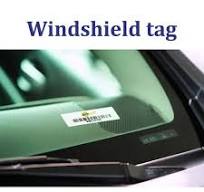 RFID UHF 3M Windshield Tag | Read Range upto 15Mtr- For Vehicle Access &  Parking
