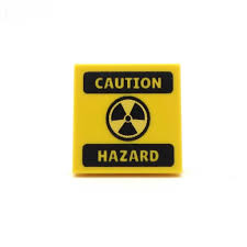 Indicates a major hazard with the possibility of death or serious injury. Caution Hazard Sign Custom Design Tile