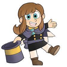 Hat Kid Magician Hat Kid From A Hat In Time Is Mewtwo365 A Hat In Time A Hat In Time Fanart Hat In Time