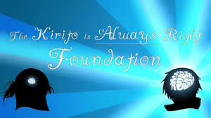 The Kirito Is Always Right Foundation R Anime Kirito Anime Sword Art Online
