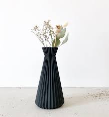 Vase Origami Dry Flowers Original Gift For Her Etsy Dried Flowers Geometric Vases Vase