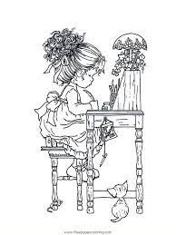 129 best sarah kay sznezå'k images on pinterest. Holly Hobbie Original Coloring Pages Coloring Home