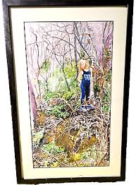 Duncan Simmons water color signed