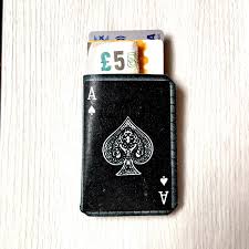 See real rewards program terms for details. Business Card Case Ace Of Spades Credit Card Holder Etsy