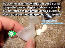 L Astuce Pour Enlever Un Chewing Gum Colle Sur La Moquette Sans Frotter
