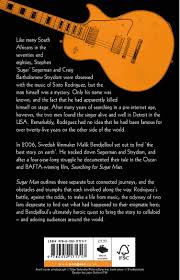 Sugar Man The Life Death And Resurrection Of Sixto Rodriguez Amazon Com Br