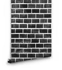 Black And White Bricks Design Lubeck Bricks Wallpaper Exposed Black Bricks Milton King In 2020 White Brick Black Brick Wallpaper Brick Wallpaper