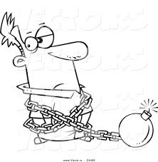 Print, color and enjoy these action man coloring pages! Vector Of A Cartoon Man In A Predicament Chained To A Bomb Outlined Coloring Page By Toonaday 24488