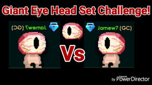 Info click on an item's icon or name to open its information box! Growtopia Giant Eye Head Set Challenge So Giant Head Omg Youtube