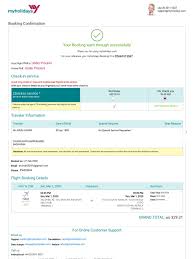 Travel may be permitted only for certain purposes and in particular, touristic travel may not be allowed. Myholidays Flight Confirmation Aviation Transport