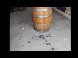 Crafted from durable concrete based composite material, stainless steel burner, hidden propane tank, natural gas orifice, decorative flame glass, lid, and protective cover. Wine Barrel Table Top Fire Pit Covid Sanity Project Youtube