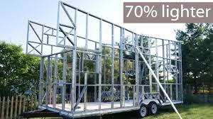 Stocking brands such as fischer and heavy duty. How To Build A Tiny House With Metal Studs Youtube