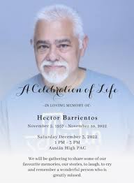 Hector Barrientos Celebration of Life