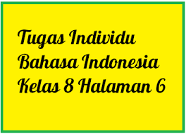 Buku fiksi nonfiksi judul pengarang penerbit jumlah halaman isi buku. Tugas Individu Bahasa Indonesia Kelas 8 Smp Halaman 6 Operator Sekolah