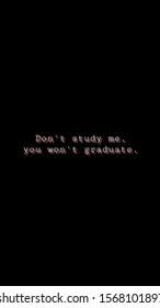 Check out this fantastic collection of simple minimalist phone wallpapers, with we hope you enjoy our growing collection of hd images to use as a background or home screen for your smartphone or. Simple Wallpaper Smartphone Quotes Study Me Stock Illustration 1568101897