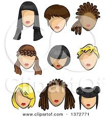 Download high quality hairstyle clip art from our collection of 65,000,000 clip art graphics. Female Faces With Different Hairstyles Posters Art Prints By Interior Wall Decor 1372771