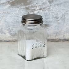 Pot De Conservation Sucre Dassie Artisan En Verre Et Aluminium Decoclico Bocaux De Cuisine Pot De Conservation Pots