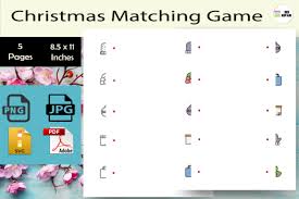 Download Christmas Matching Game Kdp Vol 2 Graphic By Sei Ripan Creative Fabrica SVG Cut Files
