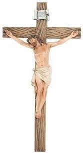 Jesus on cross drawing easy. Amazon Com Jesus Nailed On The Cross Resin Wall Crucifix 14 Inch Home Kitchen