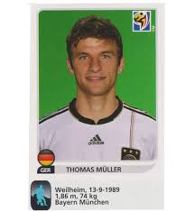 Leistungsdaten aktuelle saison von thomas müller (fc bayern münchen) einsätze tore vorlagen karten alle wettbewerbe. Panini Wm 2010 Thomas Muller Update Sticker Stickerpoint