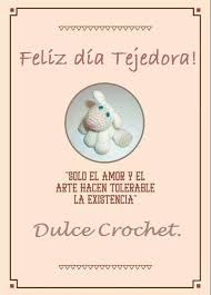 Ver más ideas sobre frases sobre tejer, tejedoras, amo tejer. Dulce Crochet Muy Feliz Dia A Cada Una De Ustedes Que Facebook