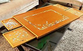 Jumbo Size 1500 Piece Jigsaw Puzzle Storage Table Board Jumbo Size For Puzzles Bits And Pieces Jp Bits And Pieces Puzzle Table Puzzle Board Jigsaw Puzzle Table