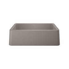 Why choose a blanco silgranit sink? Blanco 402129 Ikon 33 Apron Front Silgranit Sink Truffle Plumbing Online Canada