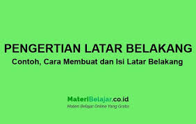 Sinopsis dibagi menjadi tiga bagian. Pengertian Latar Belakang Isi Cara Membuat Dan Contoh Latar Belakang