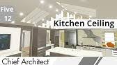 How to design around your sloped ceiling. Sloped Ceiling In Half The Room Bonus Chief Architect Youtube