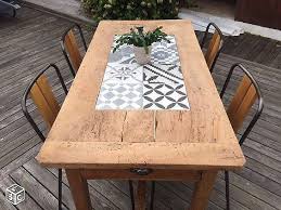 Tables And Boho Tiles Do They Combine In A Decoration La Casa De Freja A Global Home Decor Blog Terrassen Tische Terrassentisch Tisch