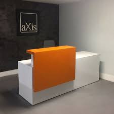 Since the trend today is minimalistic, you can expect to see modern desks built to save space. Modern White Reception Desk Reception Desk Modern Reception Desk Design Reception Desk Design
