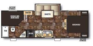 The double entry doors allow easy access to the bathroom and kitchen from the exterior. 2015 Forest River Grey Wolf 23dbh Specs And Literature Guide
