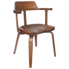 Walter Gropius Chair W199 Thonet Bauhaus American Mid Century Modern Wood Metal Dining Chair Makeover Dining Chair Makeover Metal Dining Chairs