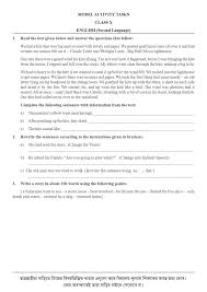 Questions can thus be understood as a kind of illocutionary act in the field of pragmatics or as special kinds of propositions in frameworks of formal semantics such as alternative semantics or inquisitive semantics. Model Activity Tasks Second Language English Class 10 Part Three 2020 Pdf Question Answer Eparasona