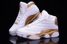 Black And Gold Jordans Womens 2017 Air Jordan 13 Dmp White Metallic Gold Black Varsity Red 414571 135 Air Jordans Jordans Girls White Jordan Shoes