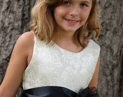 Gorgeous Dress With Ivory Brocade Bodice and Black Tulle Over Satin Skirt  With Lace Trim