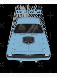 Image result for Light Blue 1970 Barracuda