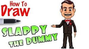Spark your creativity by choosing your favorite printable coloring pages and let the. How To Draw Slappy The Dummy Goosebumps 2 Youtube