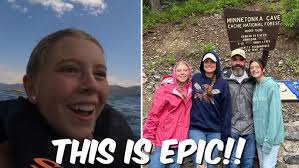 FAMILY TRIP TO BEAR LAKE FOR RASPBERRY DAYS, MINNETONKA CAVE AND ZIPZ!