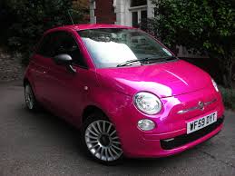 Tops Cars Pink Cars Wallpapers Pink Car Hot Pink Cars Fiat 500 Pink